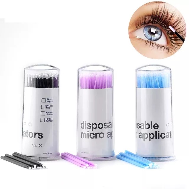 MICROCEPILLOS PARA PESTAÑAS X 100