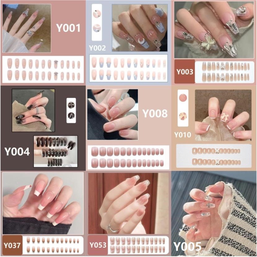 1201-5-6 UÑAS DECORADAS ECONOMICAS