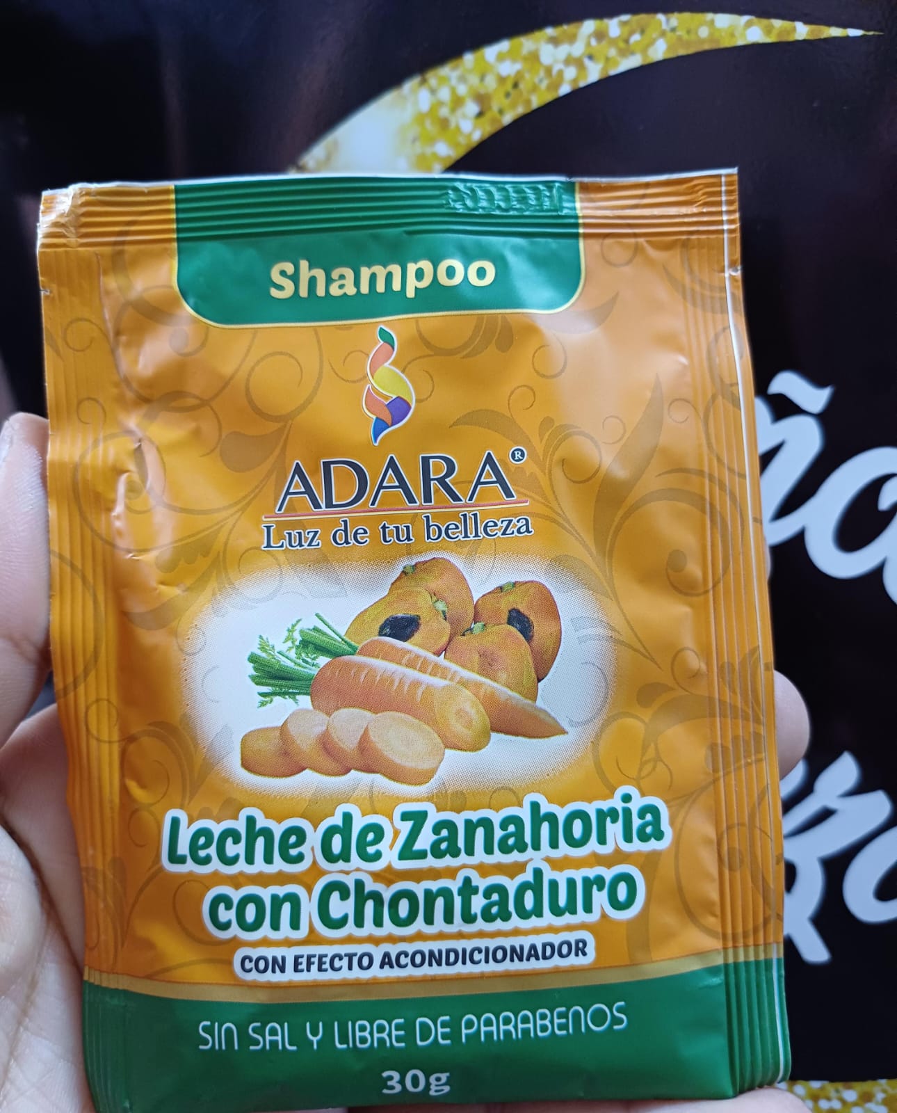 SHAMPOO ZANAHORIA 30GRS