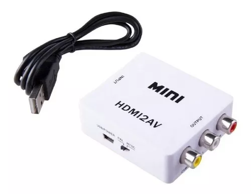 Convertidor Adaptador De Hdmi A 2av Video Full Hd