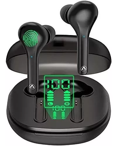 Auriculares Inalámbricos Bluetooth - Estuche De Carga Amzane