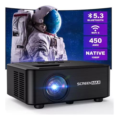 Proyector Native 1080p Wifi Y Bluetooth Ansi 450 12000lm Screenmax