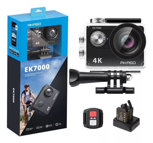 Cámara Akaso Ek7000 4k 30fps Ultra Hd 28 Accesorios