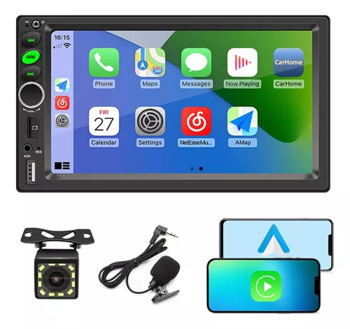 Pantalla Para Carro Carplay De 7 Pulgadas Bluetooth Yolvinuo