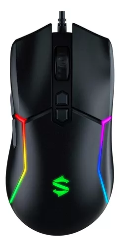 Mouse Black Shark Mako M2,con Cable, Dpi 10.000, Negro