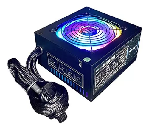 Fuente De Alimentación Apevia Atx-es600-rgb Essence 600w Atx