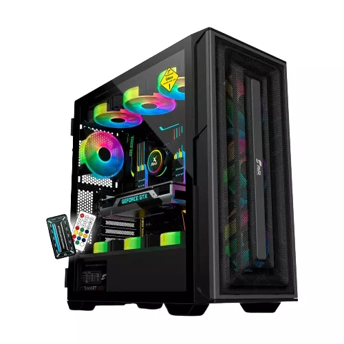 Chasis Gamer E-atx Argb 7 Coolers Argb Jx-125 War Hammer