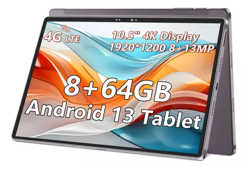 Tablet Android 13 10.5 pulgadas Octa-core 8gbram 64gb Colorroom
