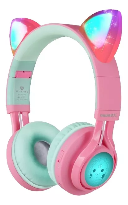 Audífonos Inalambricos Riwbox Bluetooth Rosa