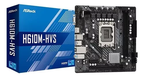 Tarjeta Madre Asrock H610m-hvs Intel Lga1700 Ddr4 Micro Atx
