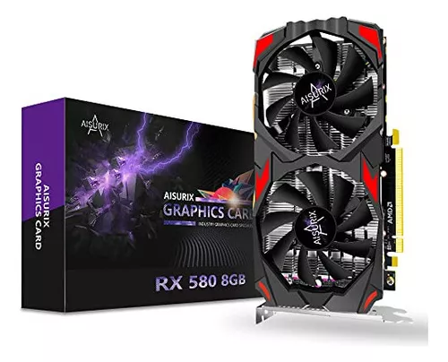 Tarjeta Gráfica Aisurix Amd Radeon Rx580 Gddr5 2048sp 8gb