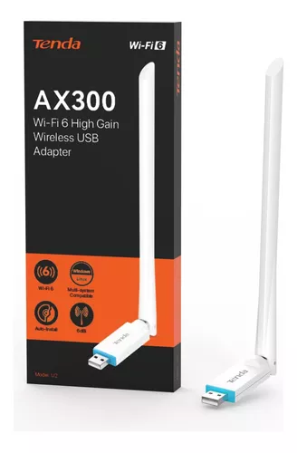 Tenda U2 Adaptador Wi-fi Usb Mini Inalambrico De 6dbi