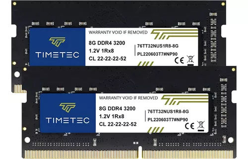 Memoria Ram Timetec Kit 16 Gb (2 X 8 Gb) Ddr4 3200