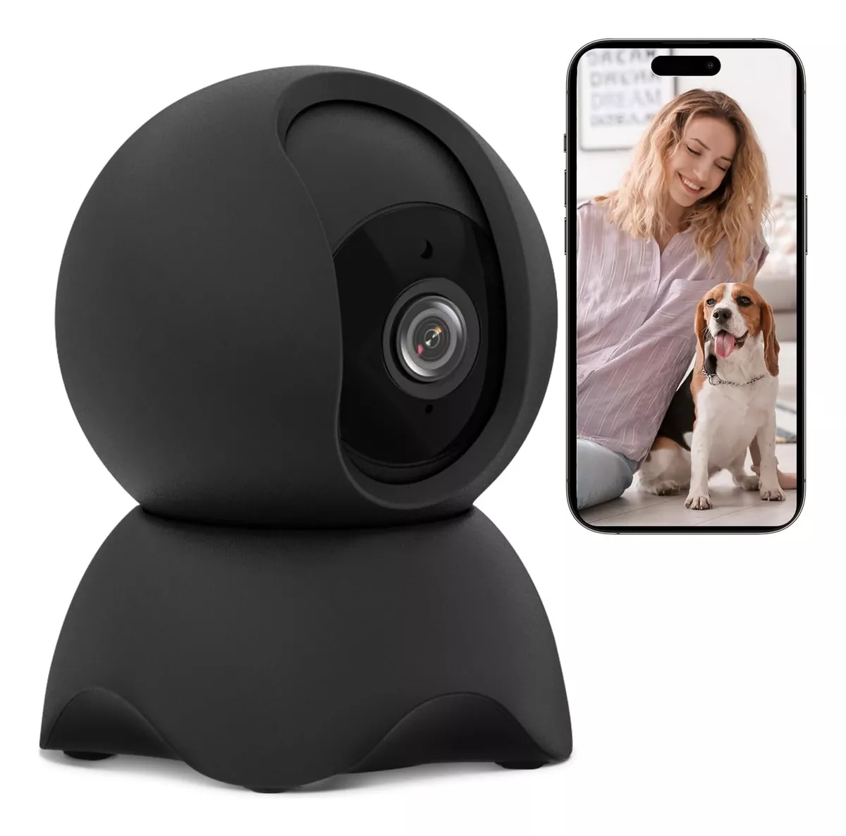 Cámara De Seguridad Para Interiores Hd 1080p, Yysy