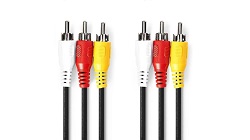 Cable 3x3 RCA de 1.5m audio y video TM