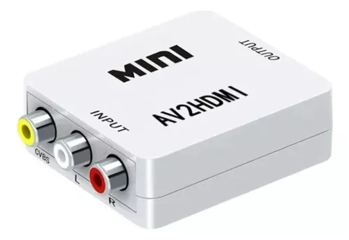 Conversor Audio/video Rca-hdmi Adaptador Convertidor Av2hdmi