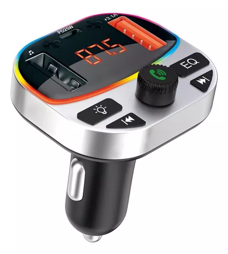 Trasmisor Fm-mp3 Con Bluetooth Para Carro T8s