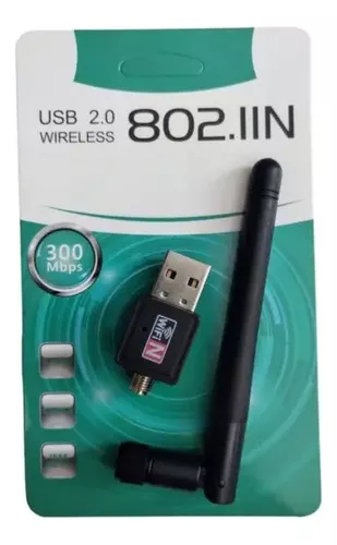 Antena Usb Wifi Para Computador 300 Mbps Lv-uw02rk-2db