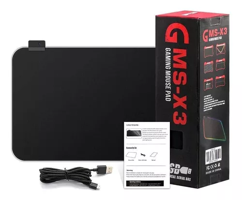 Tapete Pad Mouse Iluminacion Rgb Gms X3