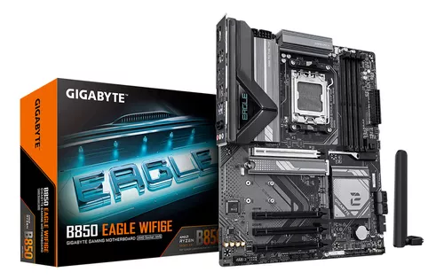 Tarjeta Madre Gigabyte B850 Eagle Wifi6e Am5 Ddr5 3x M.2 Atx