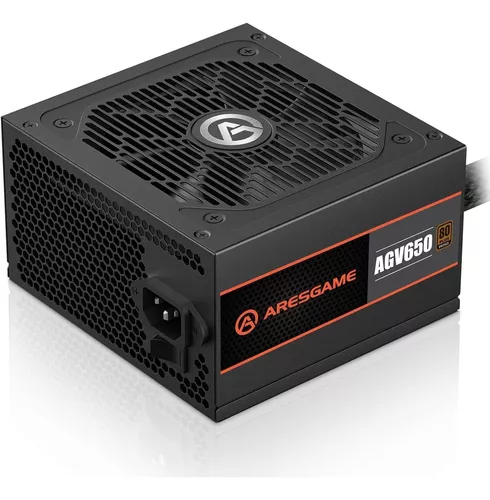 Fuente de Poder 650W, 80 Plus Bronze, Aresgame No Modular