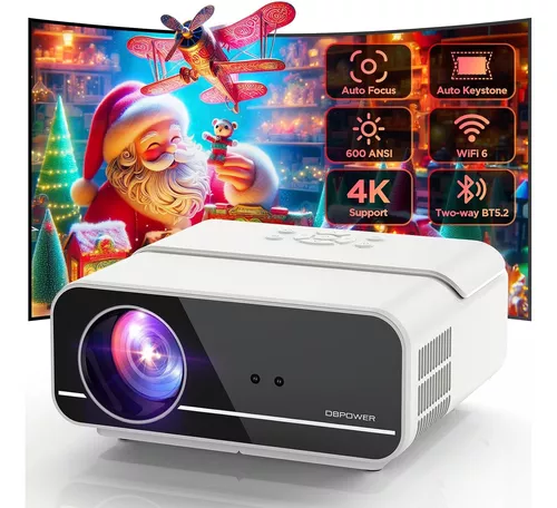 Proyector Con Wifi 5g Y Bluetooth, 600ansi 1080p Dbpower