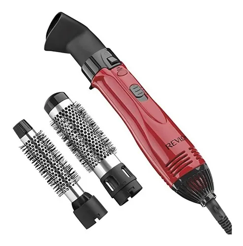 Cepillo Revlon De Aire Caliente 1200w Juego 3 Piezas Estilo
