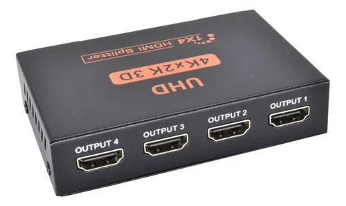 Splitter Hdmi 1x4 Full Hd Activo 4 Salidas 1080p