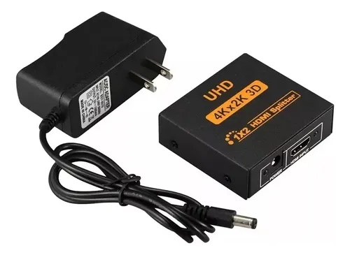 Splitter Hdmi 1x2 4k 1 Entrada 2 Salidas