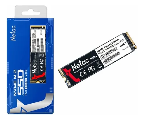 SSD de 512GB PCIe M2 NVME Netac M.2