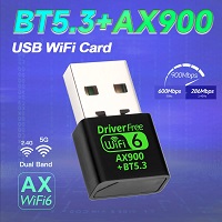 Adaptador Ax900 Wifi 6 + Bluetooth 5.3