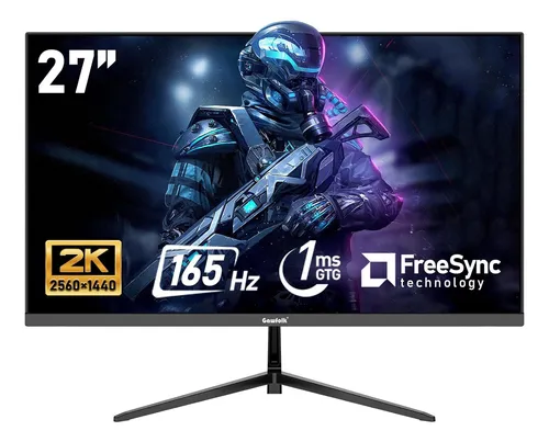 Monitor De 27 Pulgadas 2k Qhd 1440p De 165hz, 1 Ms Gawfolk