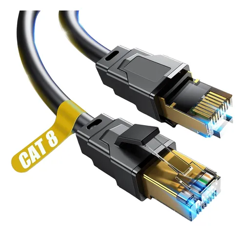 Cable Ethernet Cat 8, De 30 Pies De Alta Velocidad Vabogu