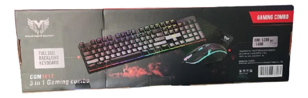 Combo Teclado Gamer 3 En 1 Mouse Y Pad Mouse