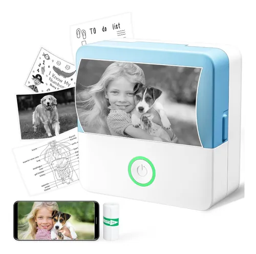 Mini Impresora De Cápsulas Sin Tinta Con 1 Rollo De Papel