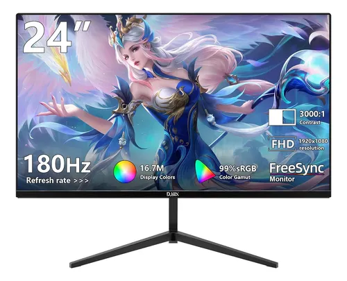 Monitor De 24 Pulgadas Fhd 1080p Frecuencia 180hz Djiex