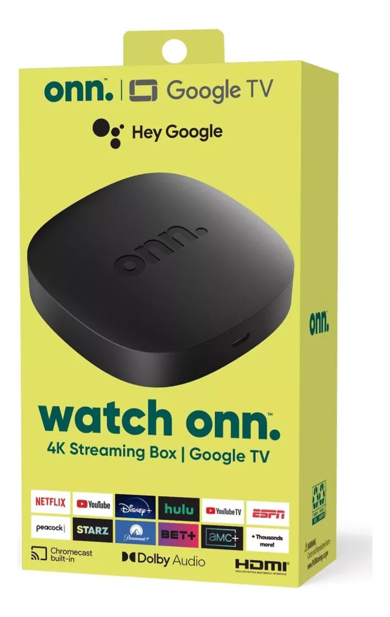 Watch Onn 4k Streaming Tv Color Negro