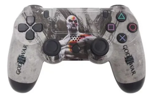 Control Inalambrico Compatible Con Ps4 God Of War Gris