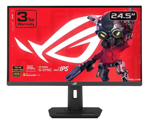 Monitor Gamer De 24.5pulgadas Full Hd 1080p 310hz Asus Rog