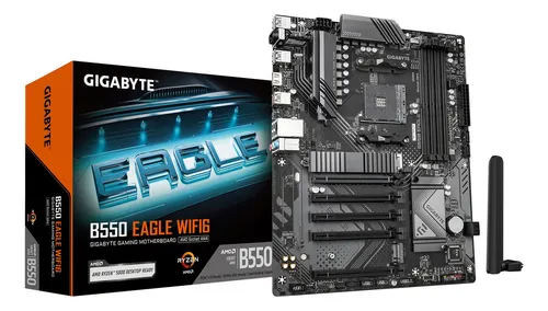 Board Gigabyte B550 Eagle Wifi6 Am4 Ddr4 Color Negro