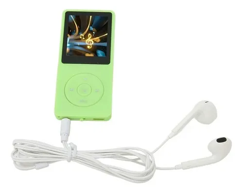 Reproductor De Mp3 Portátil Con Carga Usb Nvpone VERDE