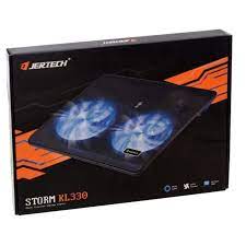 Base Refrigerante Pc 2 Ventiladores Jertech Kl330 Negro