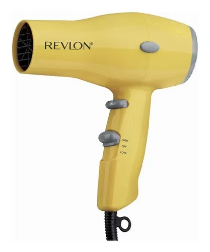 Revlon Secador De Pelo Compacto Liviano 1875 Watts Amarillo Amarillo