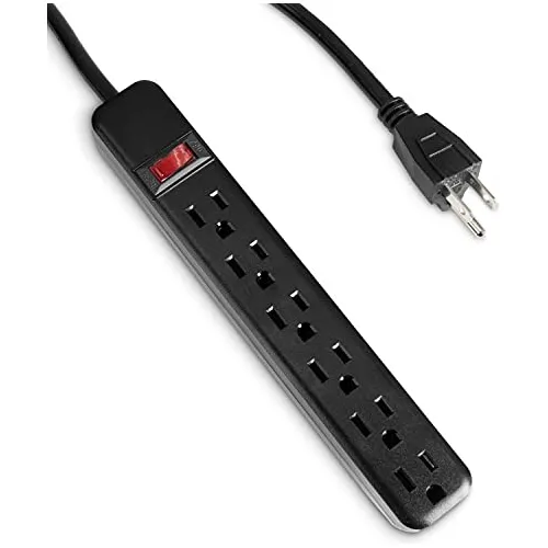  regletas de protección sobretensiones de 6 tomas Por Unidad 