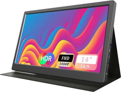 Monitor Portátil De 14 Pulgadas 1080p Fhd Ips Bolevic