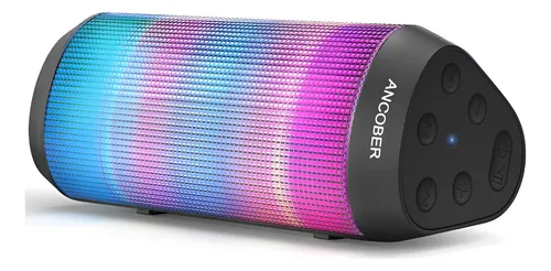 Parlante Bluetooth Ancober 15w Ipx4 Resistente Agua Negro