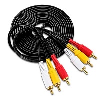 Cable de RCA a RCA  3x3 de 3m 