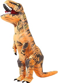 Disfraz Inflable De Dinosaurio Para Adultos T-rex