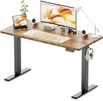 Escritorio Eléctrico De Pie Ajustable 120cmx60cm Walkingdesk Marrón