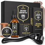 Kit Crecimiento De Barba Mideand Aceite Bálsamo Roller